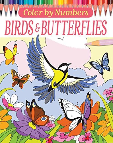 Color by Numbers: Birds and Butterflies