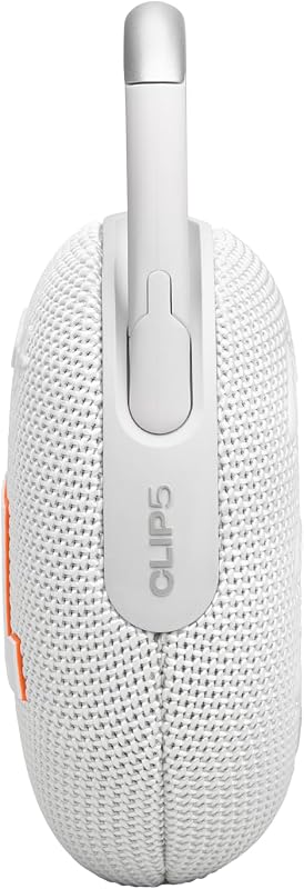 JBL Clip 5, alto-falante sem fio portátil com Bluetooth, IP67 resistente à água e poeira, reprodução de até 12h e muito mais com o Playtime Boost ativado, cinza