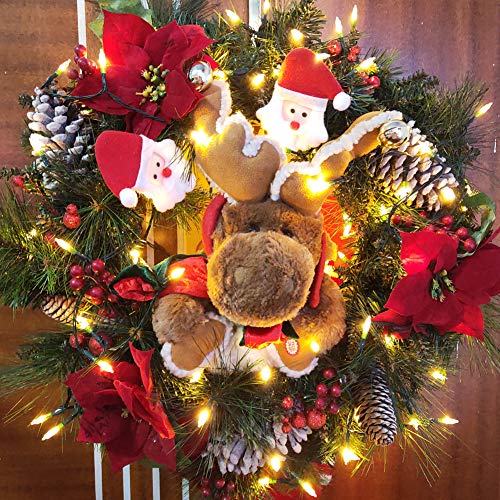 LOENDE Christmas Lights, Battery Operated String Lights 18ft 50 LED 8