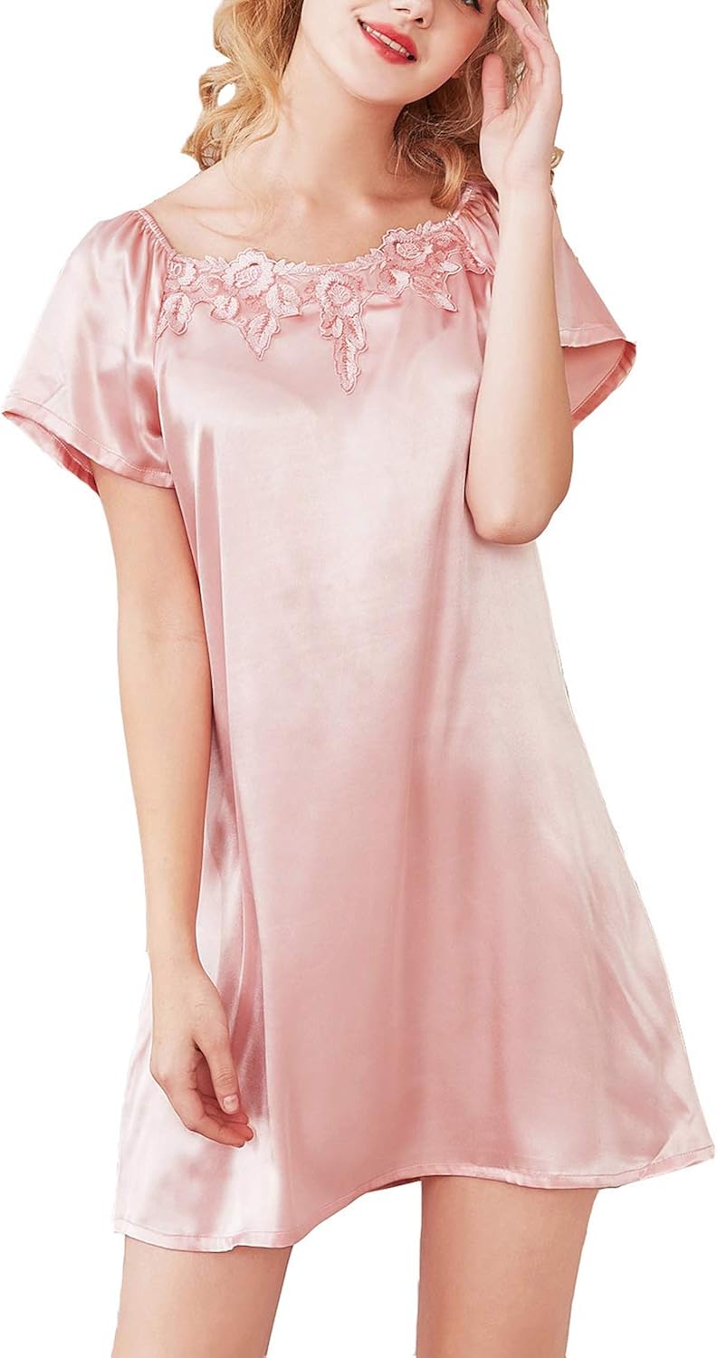 satin sleep dress