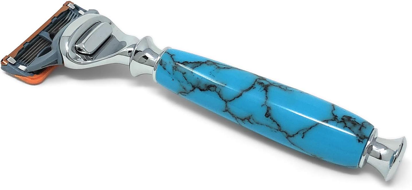 Imperium Shaving The Sedona Handmade Turquoise Stone Luxury Razor
