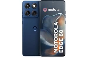 Smartphone Motorola Edge 60 5G - 512GB 24GB (12GB RAM+12GB Ram Boost) Tela Quad-Curve moto AI 50MP Sony Camera ultrarresistencia militar IP68 + IP69 - Azul Marinho