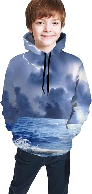youth lightning hoodie