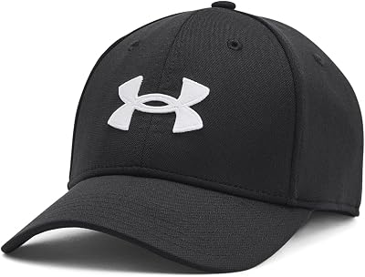 Men's Blitzing Low Stretch Fit Cap - Black / / White - S/M