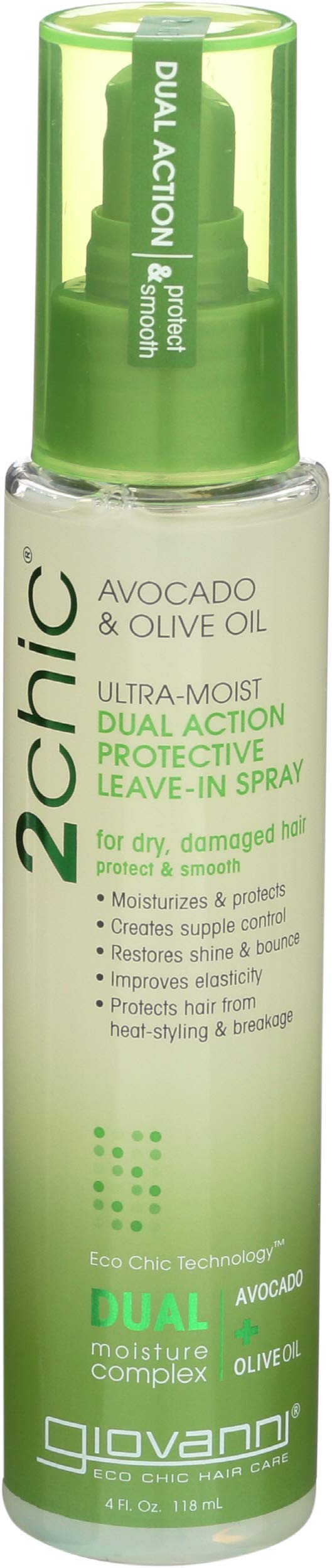 Giovanni 2Chic Spray Avocado & Olive Oil Protection 4 Oz Liquid