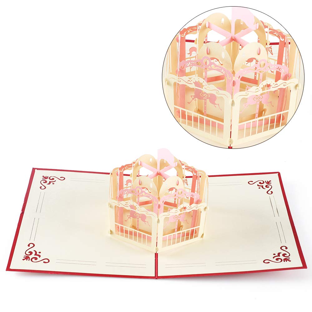 BIGLIETTO POP-UP CARTA Biglietti Di Benedizione Regalo Biglietti Di Benedizione Regalo Biglietti 126429868707
