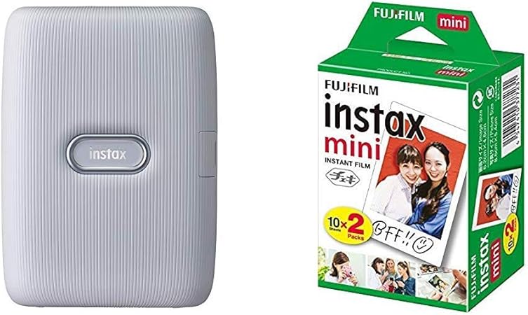 Amazon Co Jp Fujifilm チェキ スマホプリンター Instax Mini Link アッシュホワイト Ins Mini Link Ash White Fujifilm インスタントカメラ チェキ用フィルム 枚入 Instax Mini Jp 2 家電 カメラ