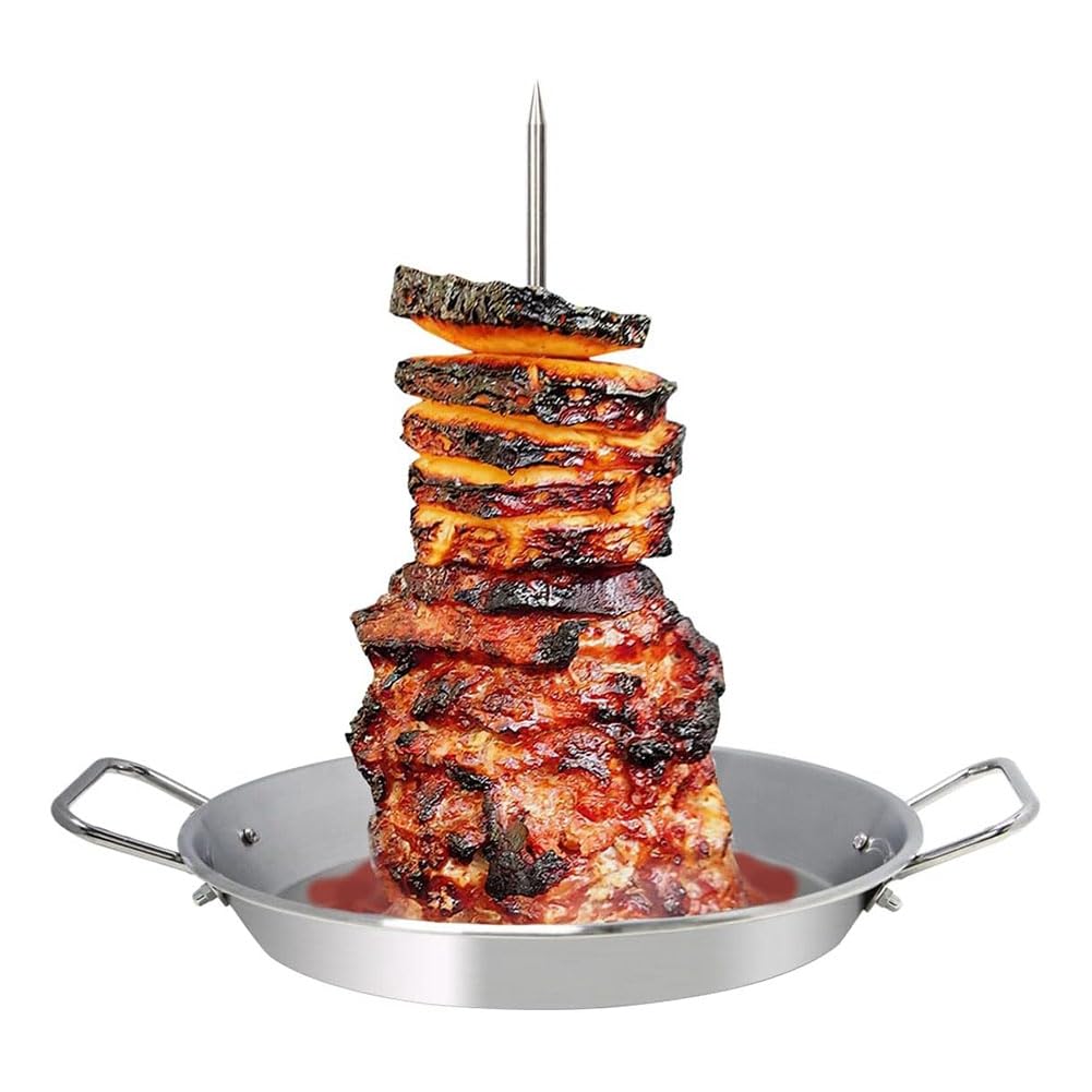 RUANI Stainless Steel Replacement Vertical Skewers for Grill-al Pastor, Shawarma, Kebab
