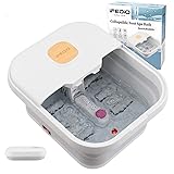 iFedio Collapsible Foot Spa with Heat, Bubble,and