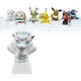 Pikachu Keycaps Japanese Anime White Cute Key Caps，Compatible with Cherry MX Switches Custom Gaming Mechanical Keyboard（Vulpi