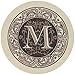 Thirstystone Monogram Letter M 4 Pack Sandstone Coasters Manufactured in The USA Decorative Absorbent Easily Wipes Clean