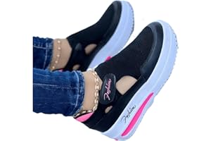 Ladmiple Shoes For Women Sneakers Slip Ons Comfort Casual Canvas Shoes Summer Fashion Platform Walking Flats Loafers