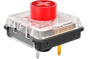 DRAOZA Kailh Choc Low Profile V2 Switch for Mechanical Gaming Keyboard, 5-Pin Linear Switch (Red, 72pcs)