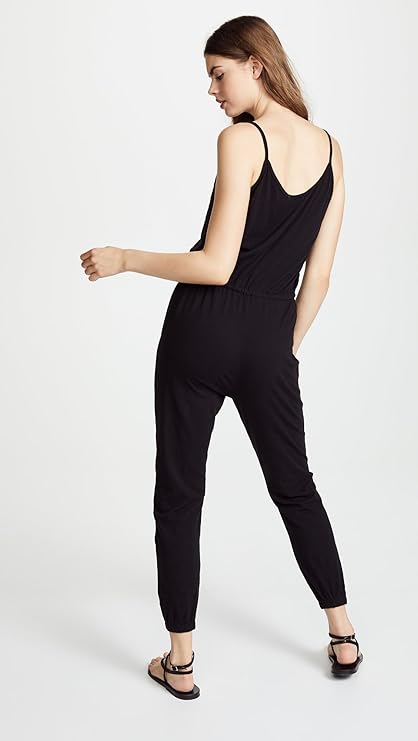 sundry sleeveless knit jumpsuit