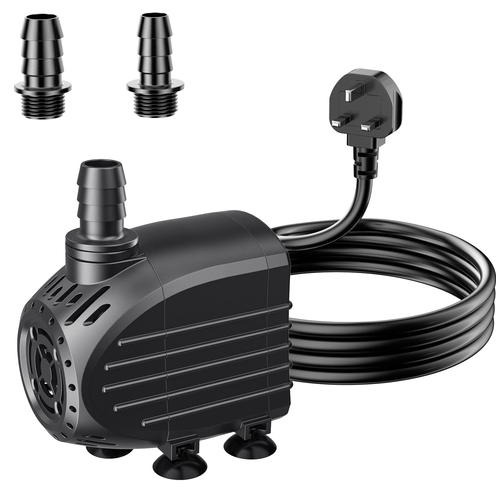 Biling Ultra-Quiet Pond Fountain Pump 450L/H, Small Submersible Pump for Aquarium Water Features Garden Aquarium with Adjust Water Flow Water Circulation