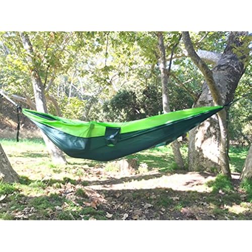 Extra Large Lightweight Ripstop Camping Hammock and Waterproof Rainfly Bundle. High Quality Camping Gear for the Serious Camper. Sports & Outdoors, Outdoor Recreation, Camping & Hiking, Camping Furniture, Cots & Hammocks, Hammocks