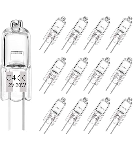Feit Electric 20W T3 Halogen Bulb - G4 Bi-Pin Base, Clear, 12V, 2000 Hour Life - View #3