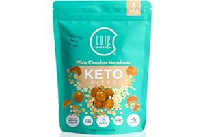 ChipMonk Keto Cookie Bites - Keto Snacks with Zero or Low Carb, Gluten-Free Keto Cookies, Nutritious, High Fat, Protein, Low Sugar Dessert Snack Foods for Ketogenic Diets - Macro Nutrition (8 Bites)