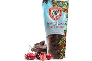 Cherry Republic Chocolate Cherries - Authentic & Fresh Milk Chocolate Covered Cherries Straight from Michigan - Milk Chocolate, 14 Ounces
