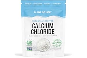 Calcium Chloride Food Grade by Plant of Life | All Purpose | For Picking, Canning, Brewing, Concrete | Molecular Gastronomy |
