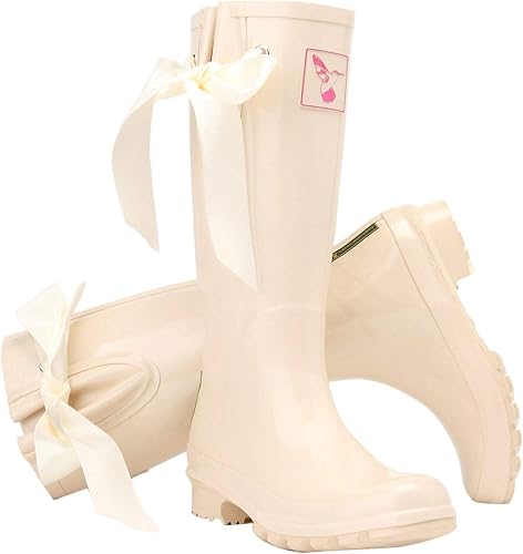 ladies cream boots