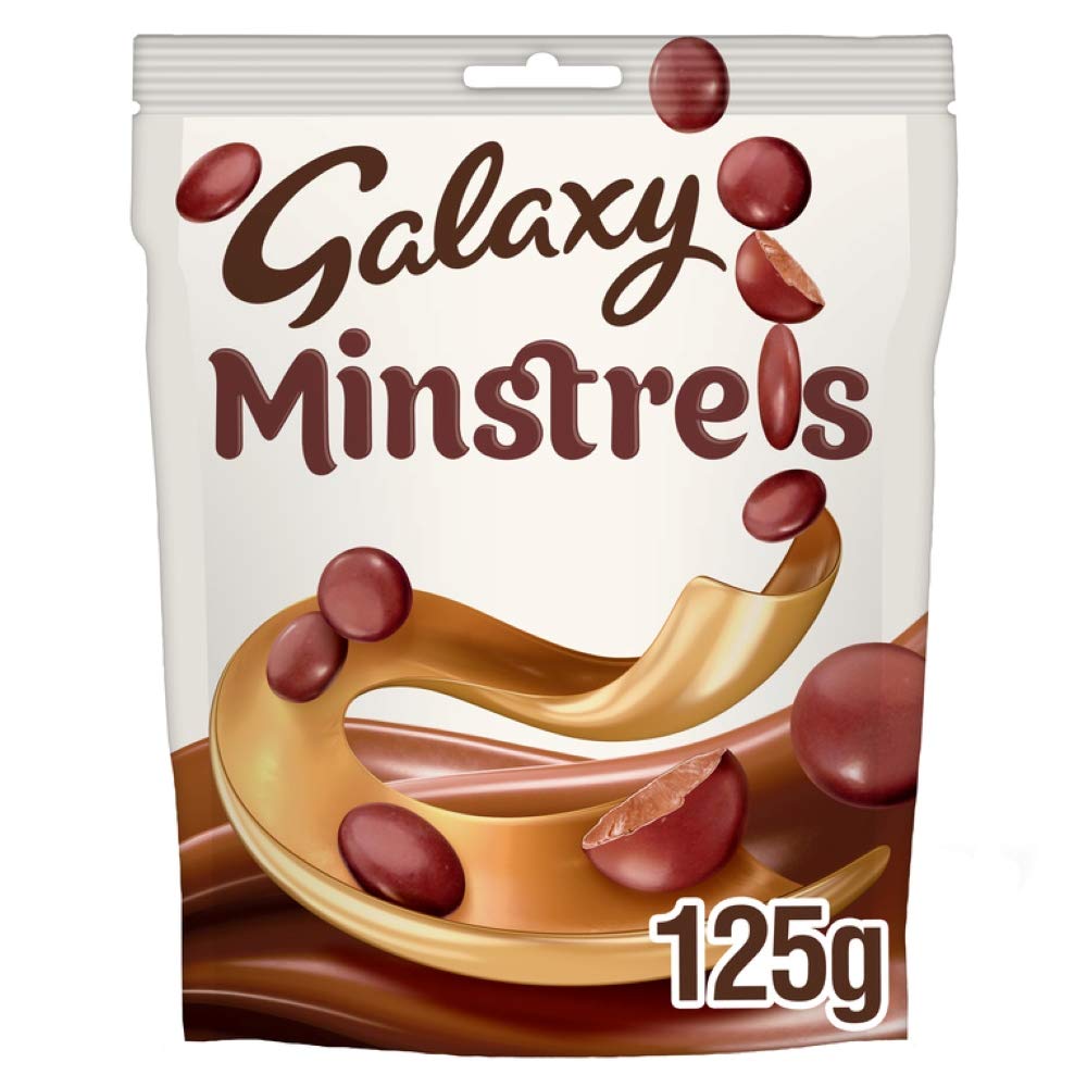 Galaxy Minstrels Chocolate Bag,125g,(Packaging May Vary)