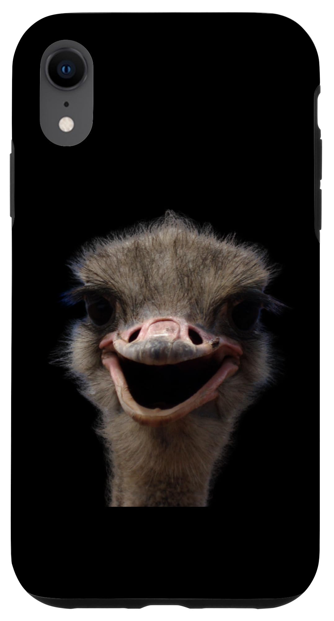 iPhone XR Funny Ostrich Head, Safari Bird Lover Funny Ostrich Case