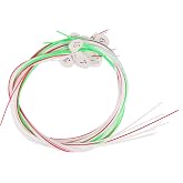 Lovermusic Multicolor 16 Strings Set Lyre Harp Strings for Piano Accessories (Nylon 16 Strings)