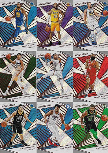 2018 2019 Panini Revolution Series NBA All Stars Special Edition Factory Sealed 20 Card Set with Lebron James of The Lakers and Stephen Curry and Kevin Durant of The Warriors Plus 17 Other Superstars