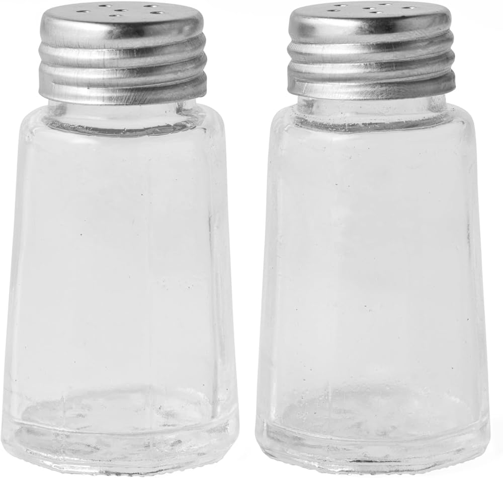 Salter 750 CLXR Salt & Pepper Shakers Set of 2, BPA-Free Glass, 30g/15g
