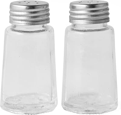 Salter 750 CLXR Salt & Pepper Shakers Set of 2, BPA-Free Glass, 30g/15g