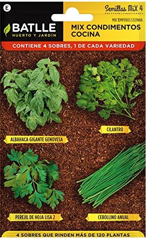 Huerto Urbano - Mix Condimentos Cocina - HU - Batlle: Amazon.es ...
