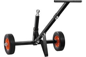 VEVOR Heavy-Duty Trailer Dolly, 600lbs Tongue Weight Capacity, Carbon Steel Trailer Mover with 1-7/8 in Hitch Ball and 10 in 