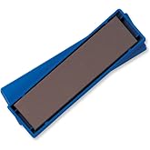 Spyderco 2 x 8" BenchStone with Polymer Case - Medium Grit | Ultra-Hard Alumina Ceramic Benchstone for Sharpening Knives and Woodworking Tools Without Oil or Water