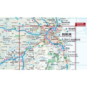 Laminated Ireland Map by Borch (English Edition)