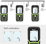 Huepar Laser Distance Measurer 120m with Angle Sensor IP54 Backlit LCD view 8