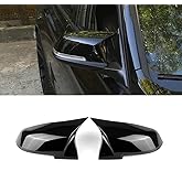 SNA Side Mirror Caps for 3 Series F30 F31 F34 4 Series F32 F33 F36 2 Series F22 F23 1 Series F20 X1 E84 M2 F87 (Gloss Black A