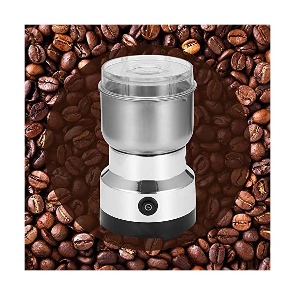 Kaffeemühle Elektrische Kaffeemühle, GGHKDD 150W Fassungsvermögen für Kaffeebohnen Nüsse Gewürze Getreide Kräuter Mühle…