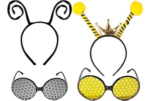 2 kinds of insect antenna hoop glasses set, moth Halloween costume, suitable for themed parties