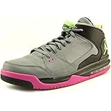 Jordan Flight Origin Men Round Toe Leather Gray Basketball Shoe