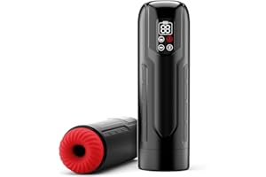 Male Mastusbator with 9 Thrusting 9 Virbrations Modes Automatic Tight Sleeve Hoodies Male Mastusbator, Pocket Puzzy Silicone 