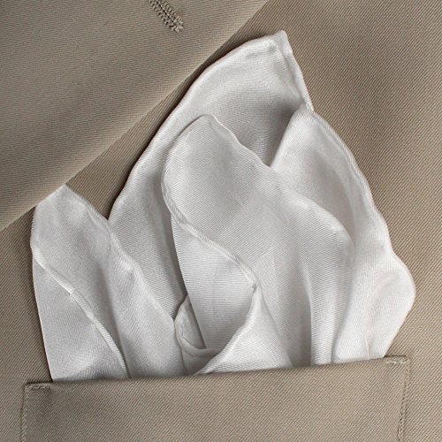 White-Silk-Tuxedo-Pocket-Square-with-Hand-rolled-Edges-by-ROYAL-SILK-17-Square
