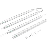 VIVOSUN 2ft Grow Lights for Indoor Plants Full Spectrum, LED Plant Lights 60W(4 X 15W), T5 Grow Light Strip for Seed Starting, Greenhouse, Hydroponics, SGS Compatible, Linkable, 5000K, 4-Pack