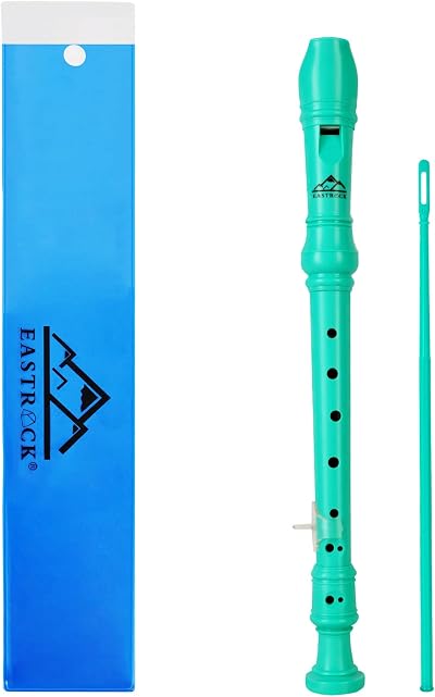 EastRock Soprano Recorder German Fingering Beginners ABS Green