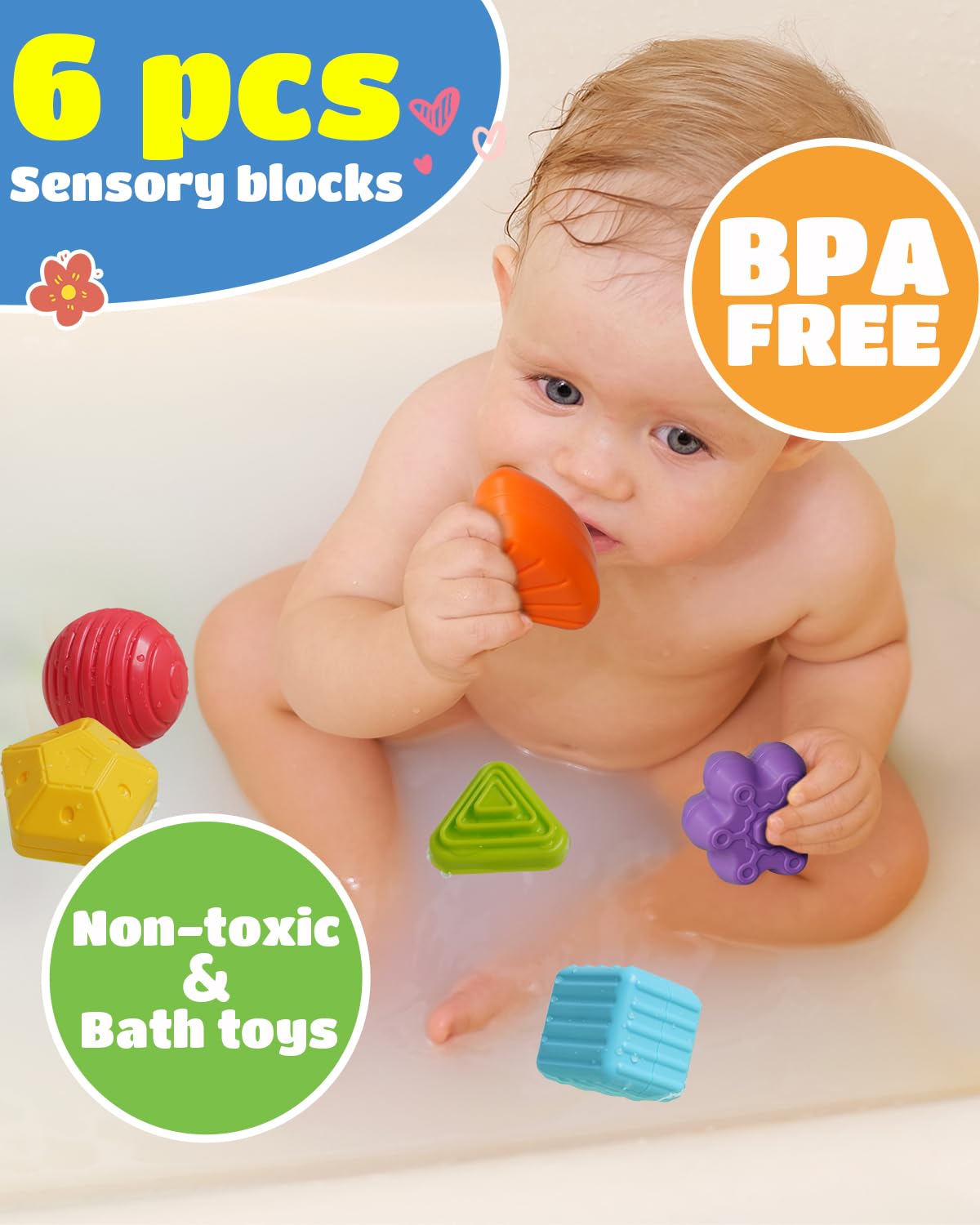 LiKee Montessori Toys for 1+ Years Old, Shape Sorter Baby Toys for Girls Boys Birthday, Colorful 1 2 3 Year Infant Toddler Toy, Learning & Fine Motor Skills 18+ Months (Cube)