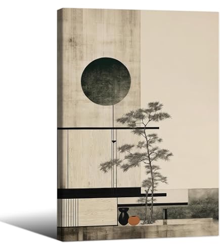 Amazon.com: Japandi Scandinavian Wall Art Japanese Mid Century