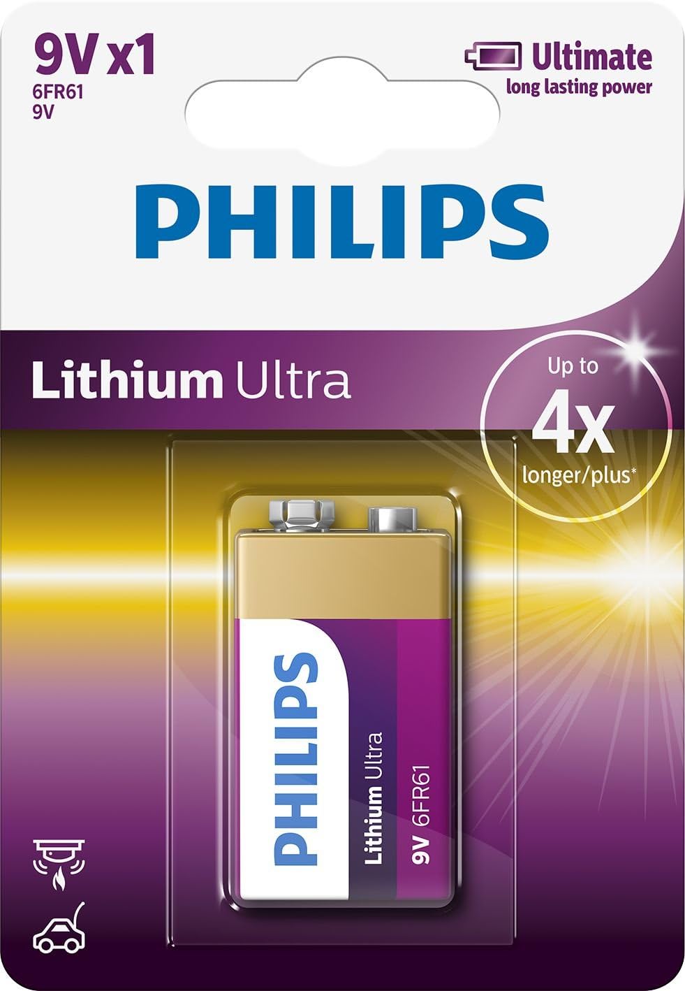 LITHIUM ULTRA BATTERY 9V 1-BLI