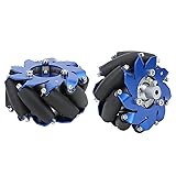 Left Mecanum Wheel, 4in Mecanum Wheel Left Aluminum