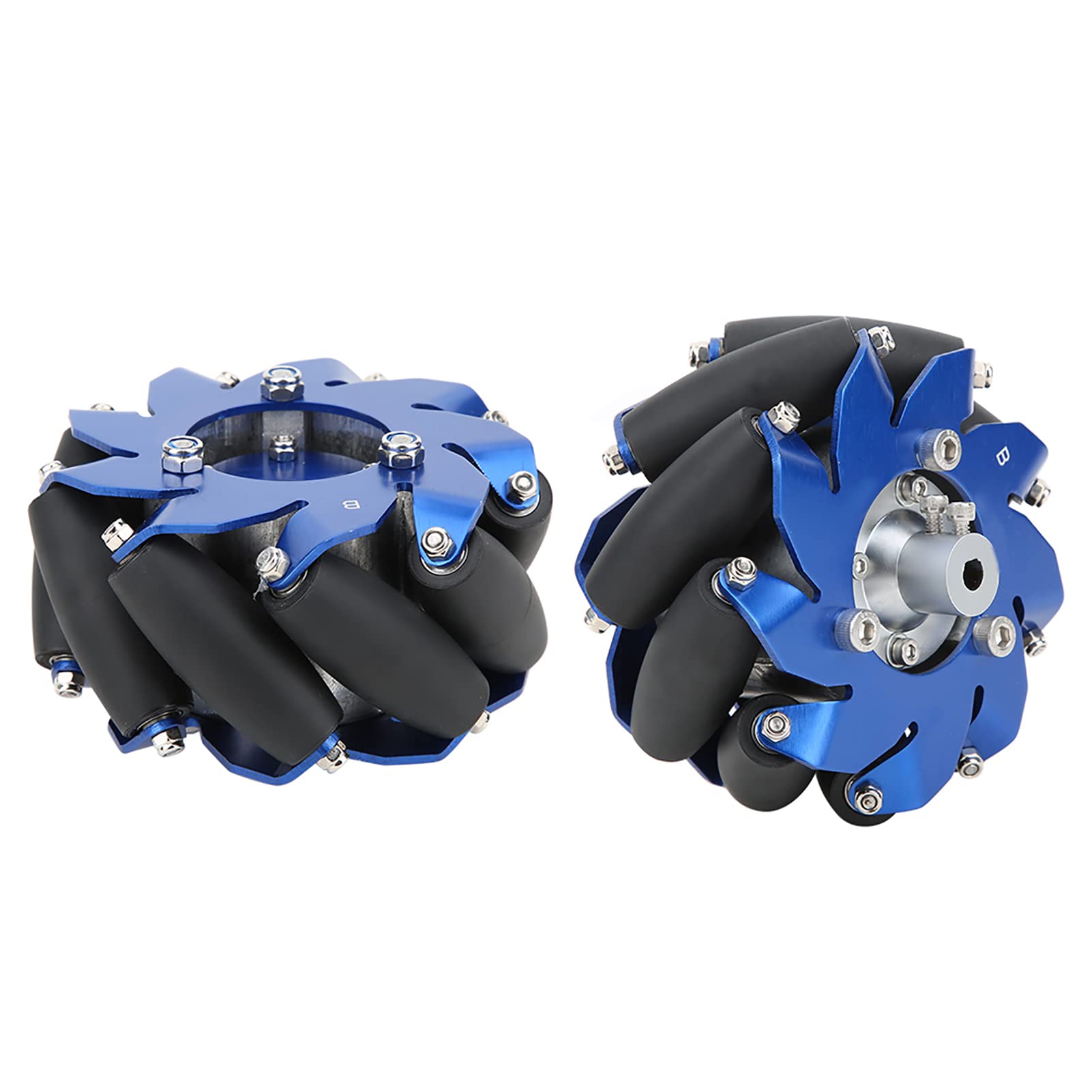 Left Mecanum Wheel, 4in Mecanum Wheel Left Aluminum