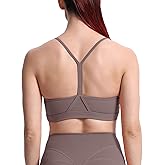Aoxjox Women's Workout Y Sports Bras Fitness Trainning Active Gym Bra Yoga Crop Tank
